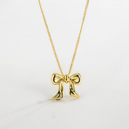 "Take a Bow" Pendant Necklace